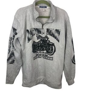 Daytona beach biker motorcycle sweatshirt 2002